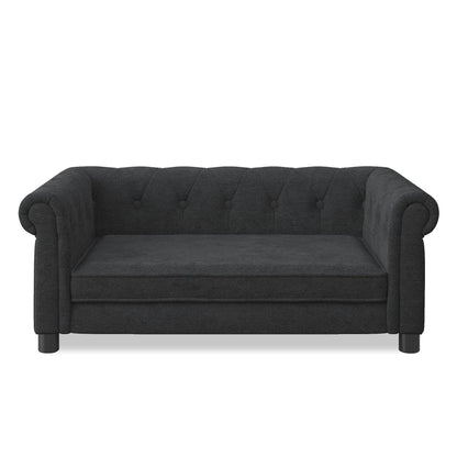 KEIKI Elevated Dog Sofa Bed with Legs Durable Pet Couch for Medium Large Dogs
