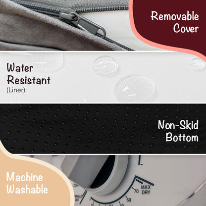 Chester XXL Orthopedic Memory Foam Dog Bed Calming Sofa Couch with Washable Cover