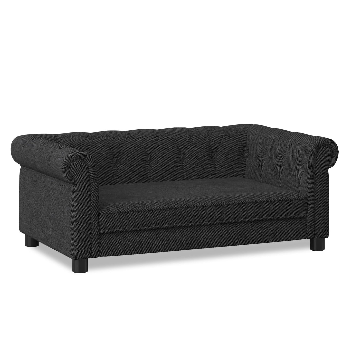 KEIKI Elevated Dog Sofa Bed with Legs Durable Pet Couch for Medium Large Dogs