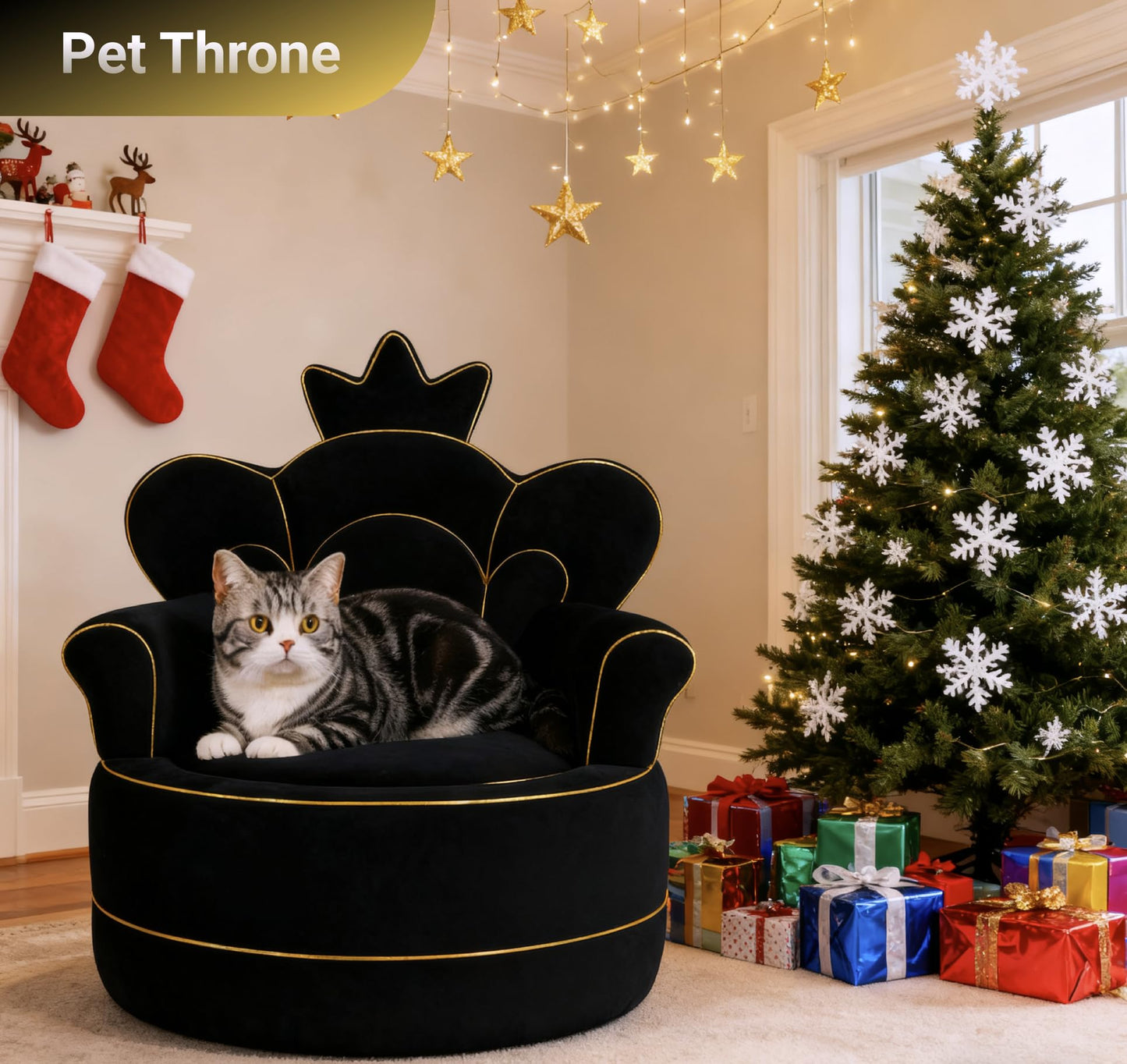 Cuddle Republic Luxury Velvet Pet Sofa Chair Scratch Resistant Dog Couch